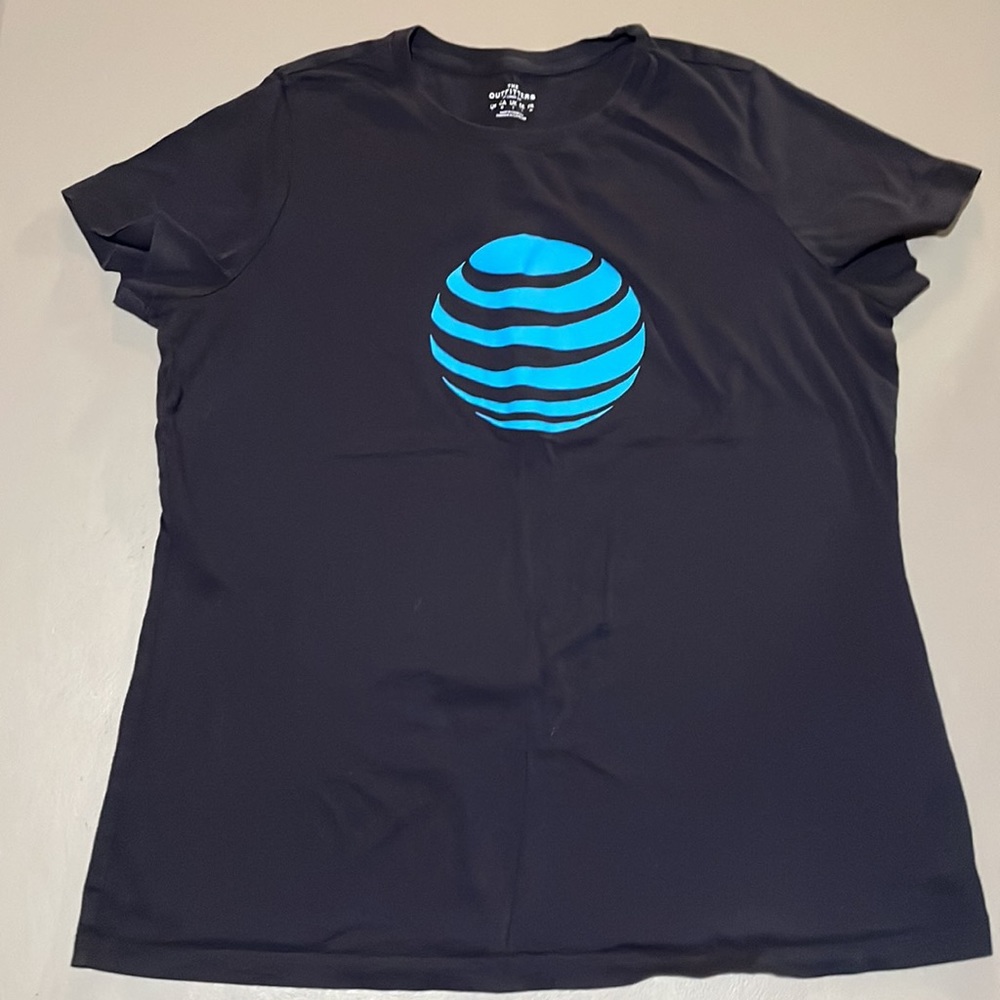 Women's Lands' End AT&T Crewneck Graphic Tee